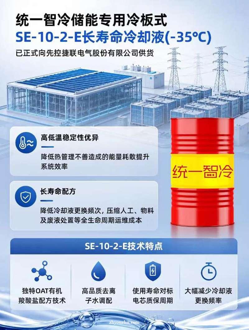统一冷却液供货先控捷联 赋能光储充全周期降耗增效