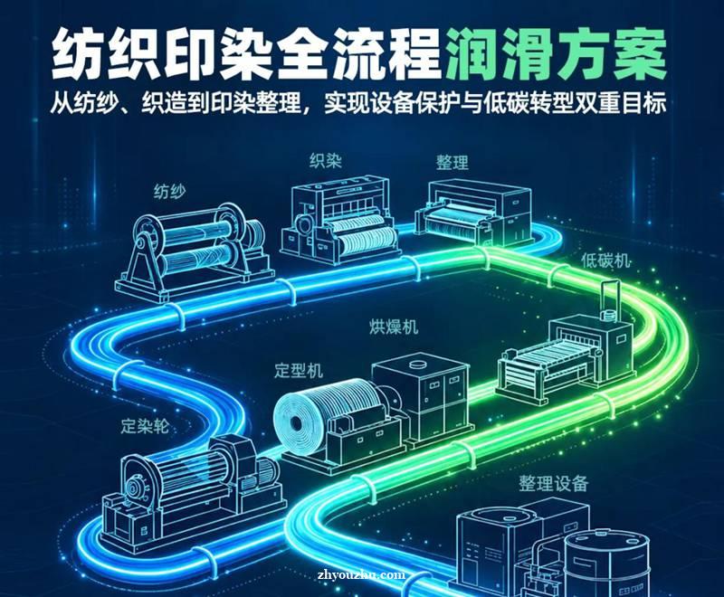统一低碳润滑破解纺织印染“三高”难题，全流程增效