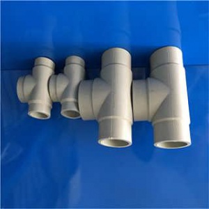 y型排风管三通Y型等径三通排风气管风管PVC接头塑料抽油烟机
