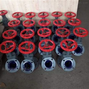 TY645-16 气动不锈钢放料阀 304、316L上展/下