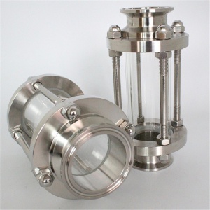 HGS07-103直通法兰视镜 304管道视镜 水流观察器 