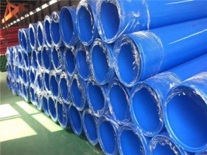 厂家现货直供内外涂塑钢管 消防饮用给水管道 法兰涂塑复合钢管