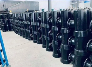 供货承插单支盘排泥三通 球墨铸铁管排气三通 给水管配件 简臻