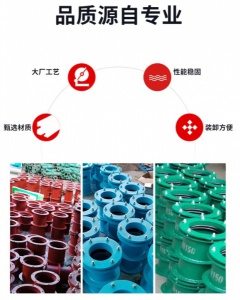 A/B型国标柔性防水套管预埋管件人防电气通风套管