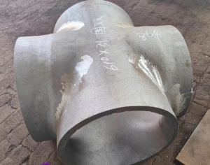 等径异径对焊无缝冲压三通管件 焊接工业碳钢三通四通