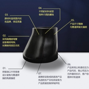 碳钢无缝偏心异径管船级标准ts认证工程专用大口径大小头