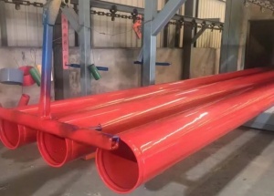 DN150消防用涂塑钢管 煤矿用 给排水 内外涂塑复合钢管