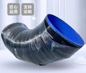 生产大口径热煨弯管 内涂塑外3PE 防腐弯头 排气三通 异径