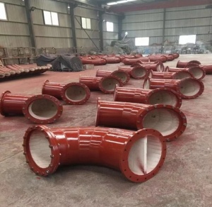 陶瓷耐磨钢管内衬贴片陶瓷内衬复合钢管稀土合金管耐磨管件