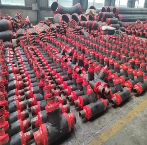 预制直埋90° 聚氨酯发泡保温弯头 三通 变径 弯管 按图纸