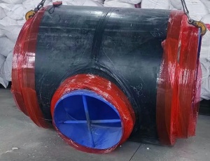 异径聚氨酯保温管道 预制埋地热力三通管件厂家