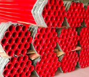 TPEP防腐钢管 外3pe内涂塑无缝钢管 3pe防腐厂家供应