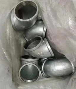 现货批发衬塑管件 丝扣钢塑弯头DN32玛钢配件