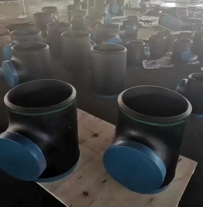 管道厂家供应聚氨酯蒸汽地埋涂塑防腐三通
