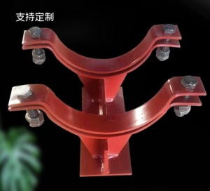 滑动固定导向不锈钢支架管托双螺栓管夹鞍式支座管道支架