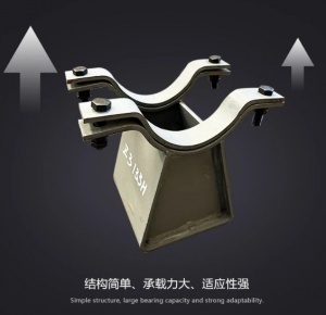 鞍式支座 大口径管道固定滑动导向支架 J10座式管托 支吊架