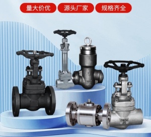 J61W-800LB焊接截止阀单向直通式整体法兰锻钢阀门