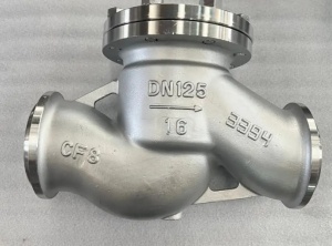 不锈钢焊接止回阀 H61H-16P-DN125升降式逆止阀