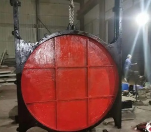 靠壁式圆闸门及启闭机 阀门及设备安装
