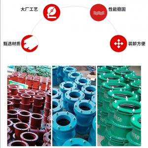 柔性防水套管DN100国标刚性防水A型B型预埋穿墙止水钢套管
