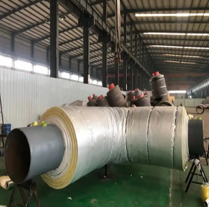 耐防腐钢套钢保温弯管DN400 弯头 三通 供暖管道