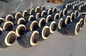 预制直埋式聚乙烯外护聚氨酯发泡保温管道管件 保温管件弯头三通