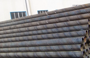 碳钢材质3PE防腐螺旋钢管L245NB3PE防螺旋管