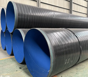 定制3PE防腐钢管 加强级大口径天然气石油输送地埋管螺旋管道