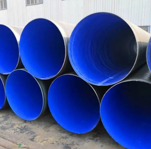tpep防腐钢管 对φ630--3220的螺旋钢管进行内外防