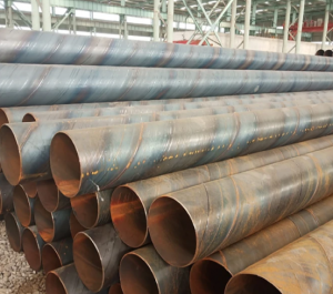 720*8防腐螺旋钢管 外三油两布内衬水泥浆螺旋焊管 符合国